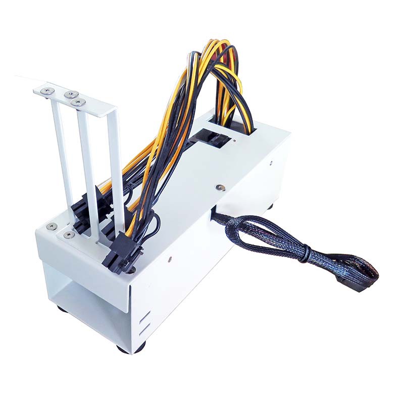 Crps Server Power Supply Oculink Sff-8611 Sff-8612 Egpu External Graphics Card Dock Bracket