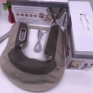 Multifunctional English cervical spine neck shoulder massager shawl protection massage shawl artifact heating new massage