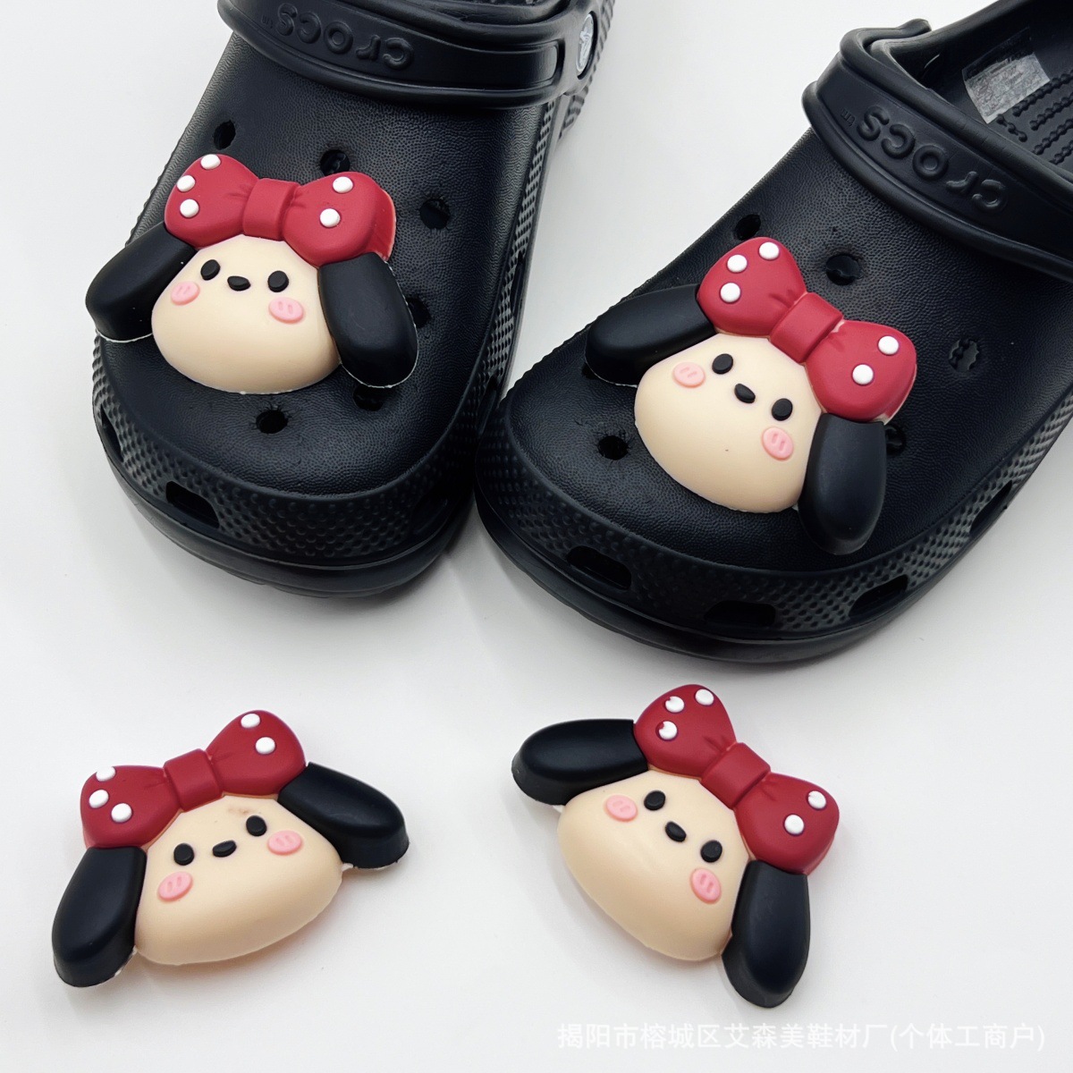Estrellas plateadas ajuste agujero agujero perdido zapatos decorativos accesorios DIY extraíbles accesorios de flores hebillas de zapatos accesorios tridimensionales
