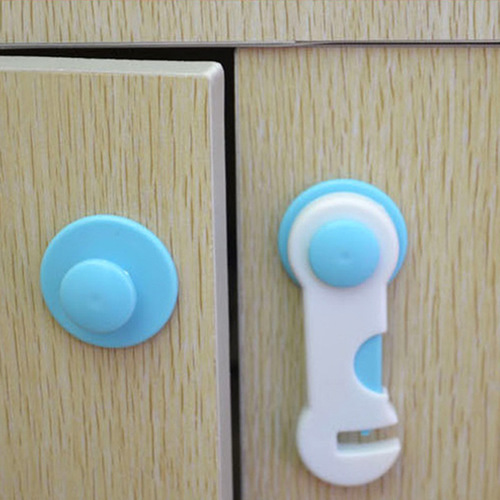 Dudu Bear Children's Safety Multi-Function Baby Safety Lock, Anti-Pinch Drawer and Cabinet Door Hinge Safety Lock for Children