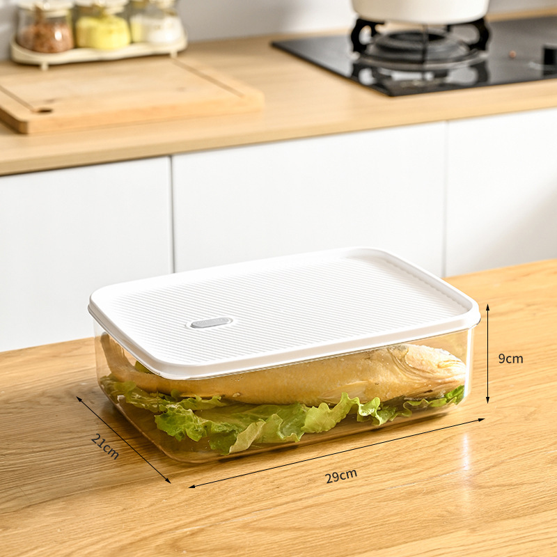 蓋付き冷蔵庫収納ケース野菜果物水切り保存ケース雑穀食品透明冷蔵庫収納pet|undefined