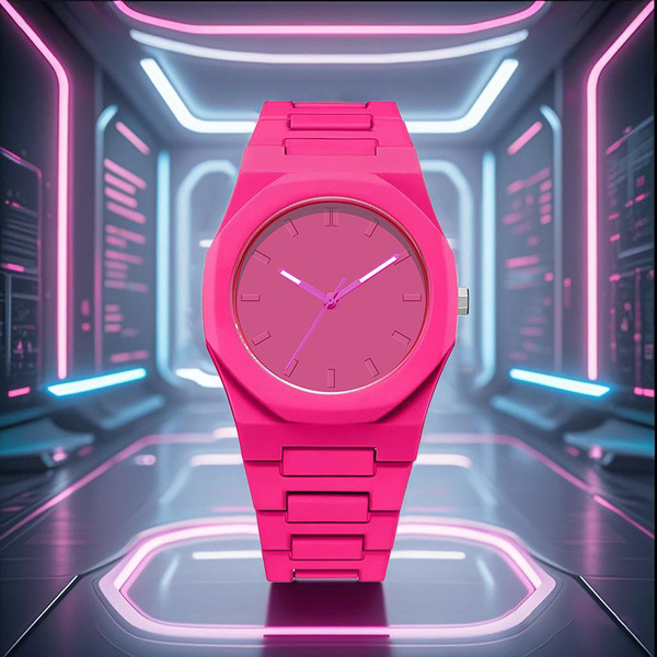 plastic quartz waterproof fashionable watch
