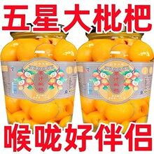 新鲜枇杷罐头即食大果肉当季玻璃瓶破损整箱商用批发罐装大瓶应季