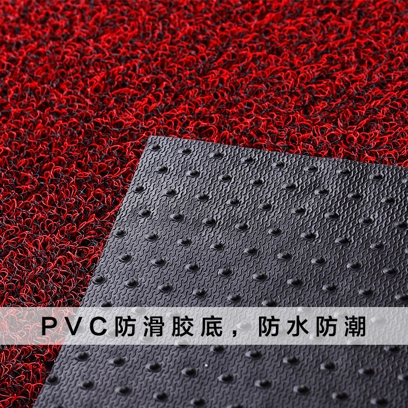 Car Wire Loop Floor Mat Single Piece for Driver's Seat, Single Piece for Passenger Seat, Rear Seat Carpet-Style Universal Car Mat, Special Floor Mat