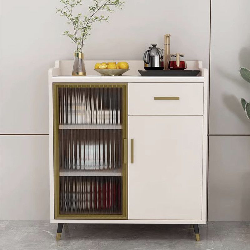 New Slate Sideboard Modern Tea Cabinet Light Luxury Storage Cabinet Solid Wood Kitchen Cabinet Living Room Integrated Wall Cabinet