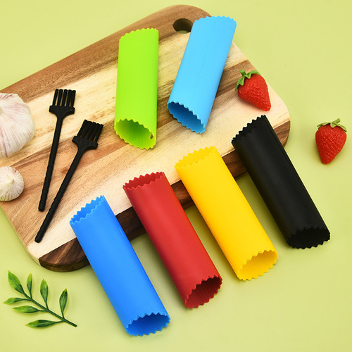 Silicone Garlic Peeler Garlic Peel Tool Manual Press Garlic Picking Tool Kitchen Small Gadget