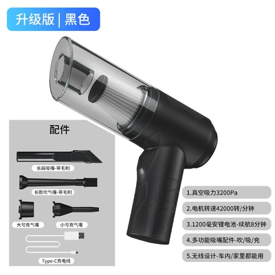 Suction Handheld Wireless Suction and | Tozsoranlar - s03-vacuum-cleaner-upgraded-version-blowing-and-suction-integrated-black