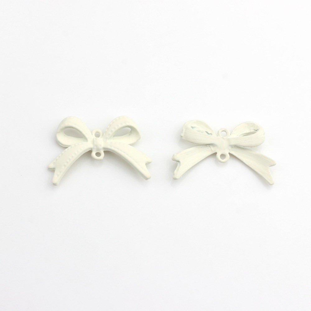 10 PCS/Package Alloy Bow Knot Pendant Simple Style display picture 8