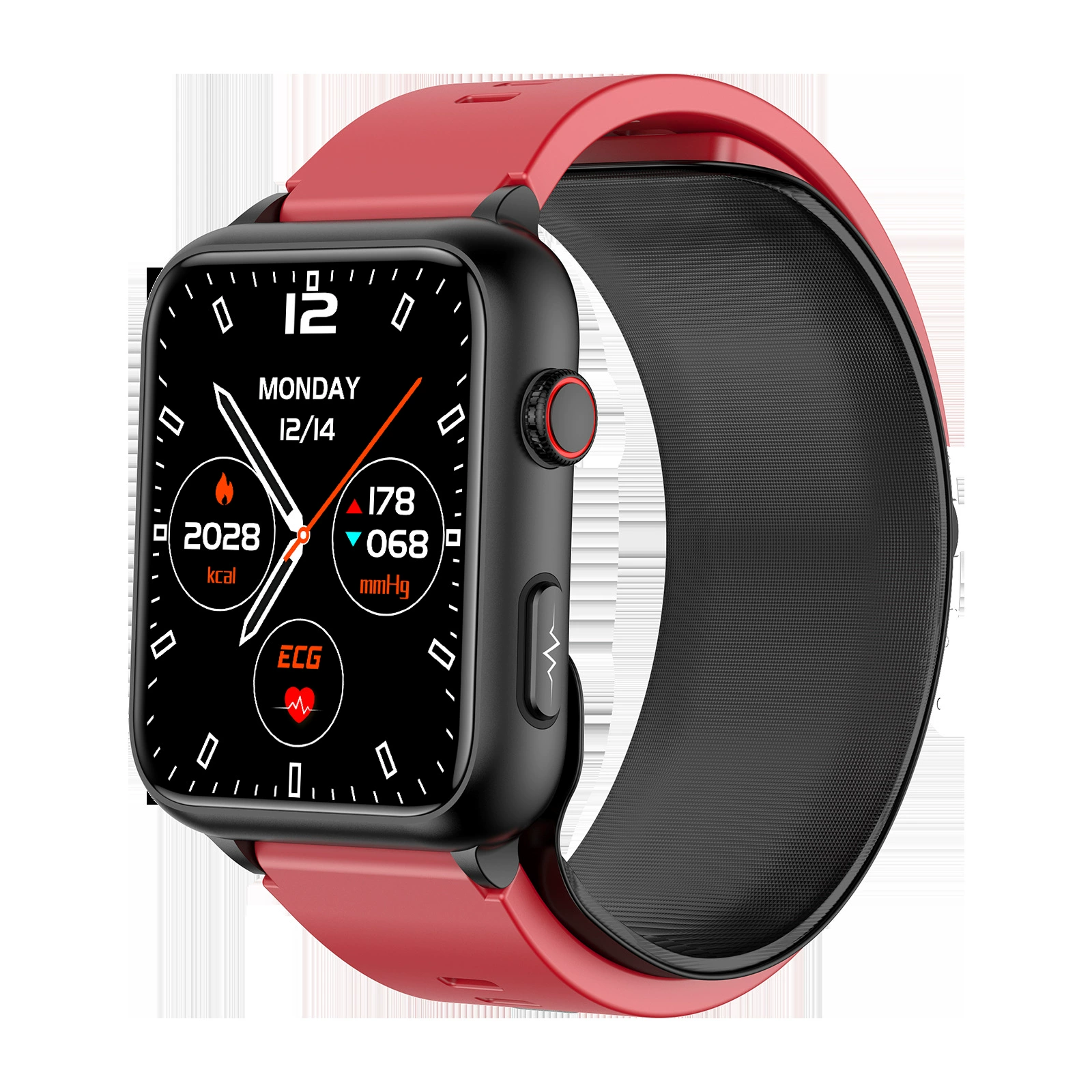 TK63 (Healthwear) Bluetooth-насос для измерения артериального давления, ЭКГ, погоды, температуры, умные часы