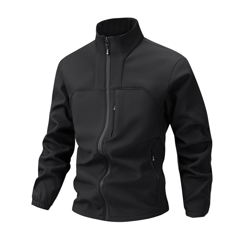 Cross-border spring and autumn men's outdoor jacket with stand-up collar, windproof and breathable, trendy casual sports jacket