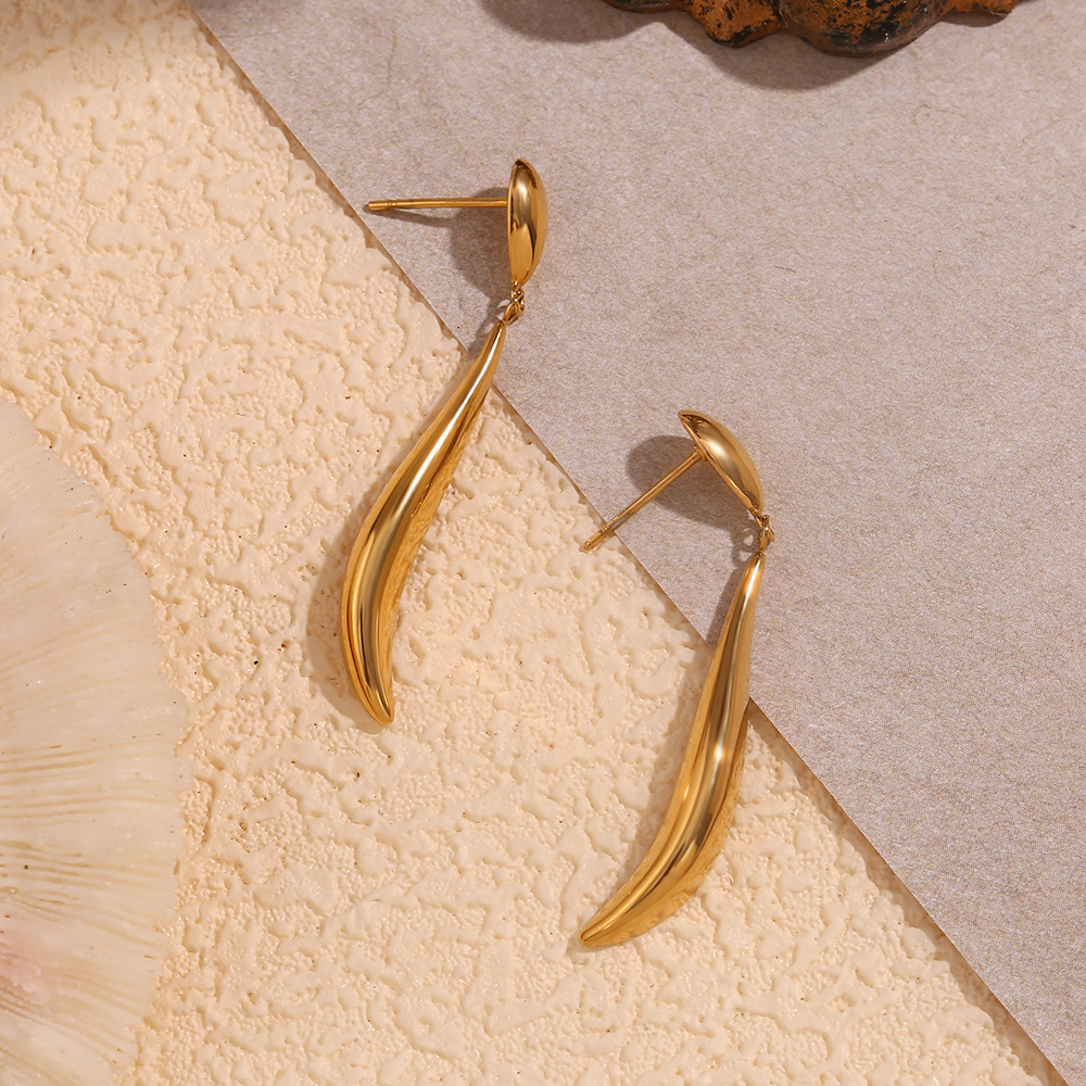 Geometric Stainless Steel Earrings