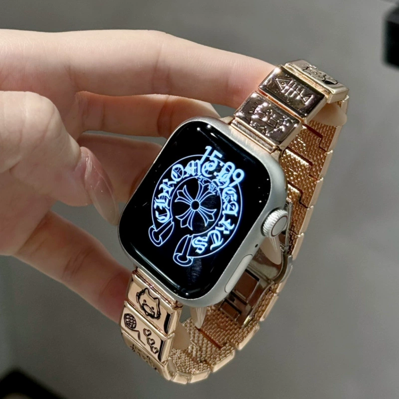 Котенок и щенок металлическая нержавеющая сталь подходит для Apple watch iwatch10 представитель с Apple Watch9876SE