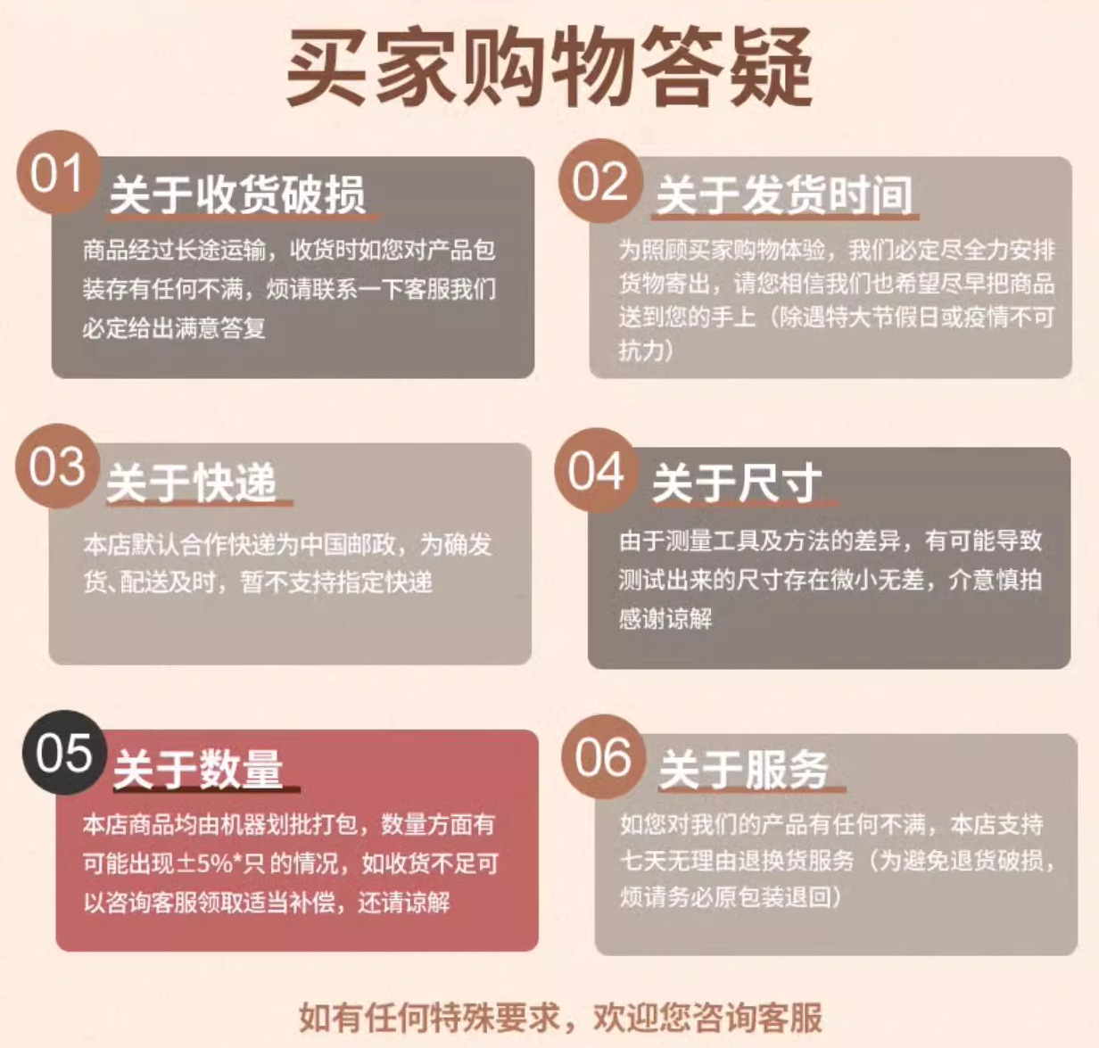 买家答疑