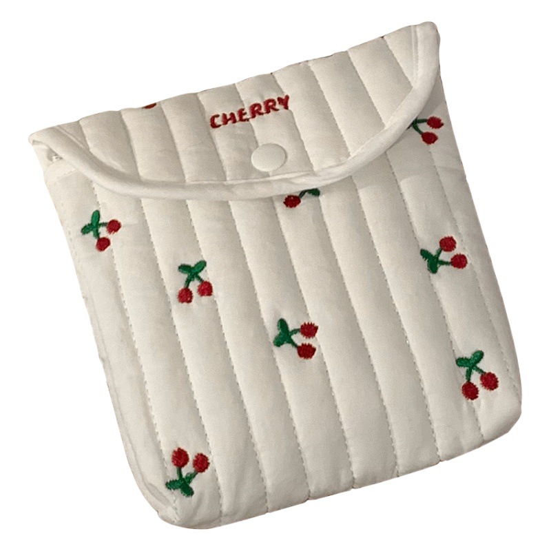 Linda servilleta sanitaria tía toalla bolsa de almacenamiento portátil pequeño mini servilleta sanitaria estudiante bolsa mensual bolsa de almacenamiento