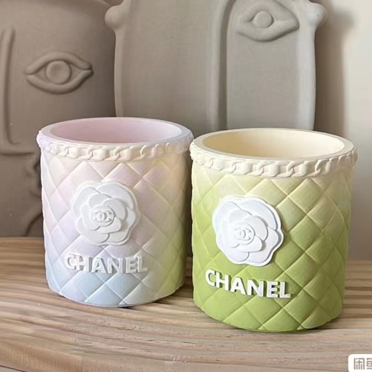 작은 향기로운 동백 보관 상자 흰색 배아 뚜껑 포함