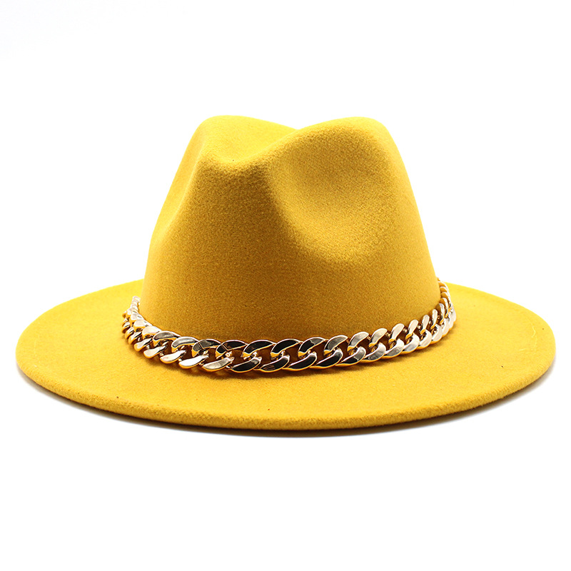 Unisex Cowboy Style Leopard Flat Eaves Fedora Hat display picture 2