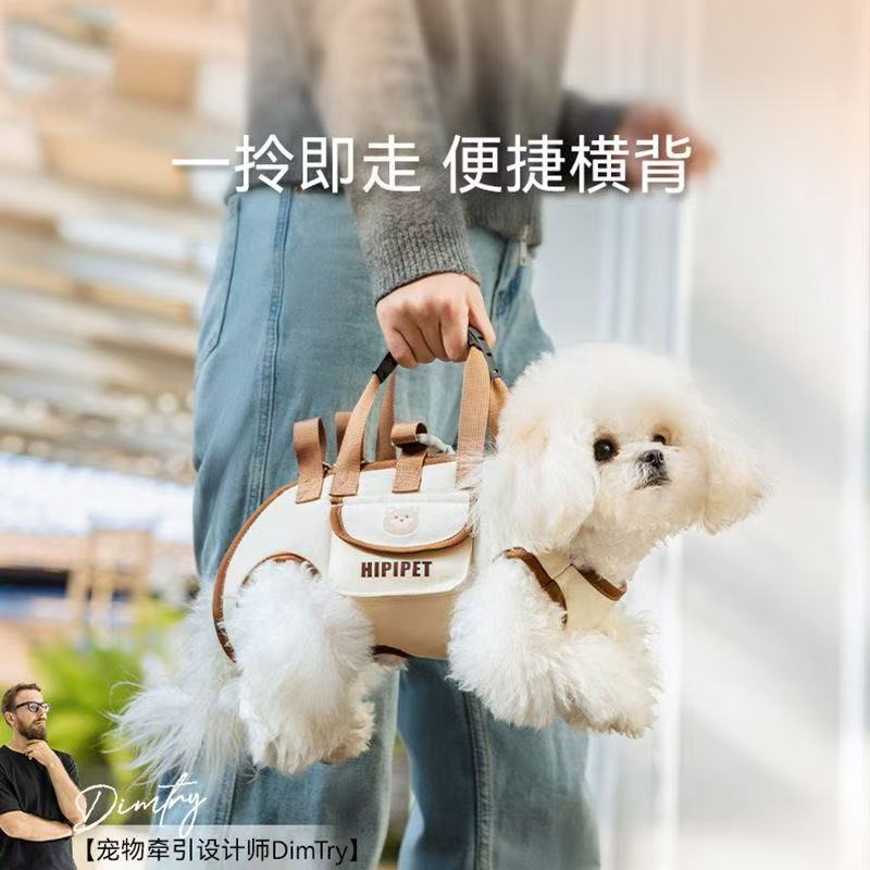 New Cat Bag, Fashionable and Breathable Cat Backpack, Oxford Versatile Pet Bag, Enlarged Foldable Cat Bag, Portable Outing Bag