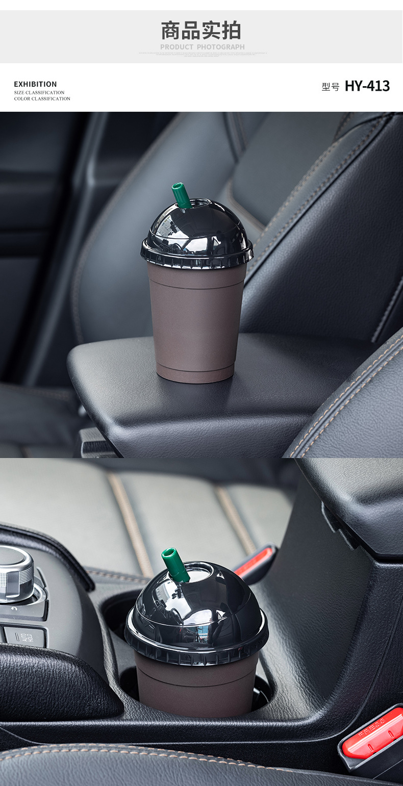 Japanese car water cup holder air conditioning air outlet cup holder with light storage rack tea cup holder cup holder multifunctional beverage holder