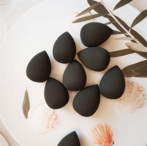Black beauty egg, non-eating powder makeup egg, sponge egg soaked in water to enlarge, non-latex makeup puff, wet and dry use