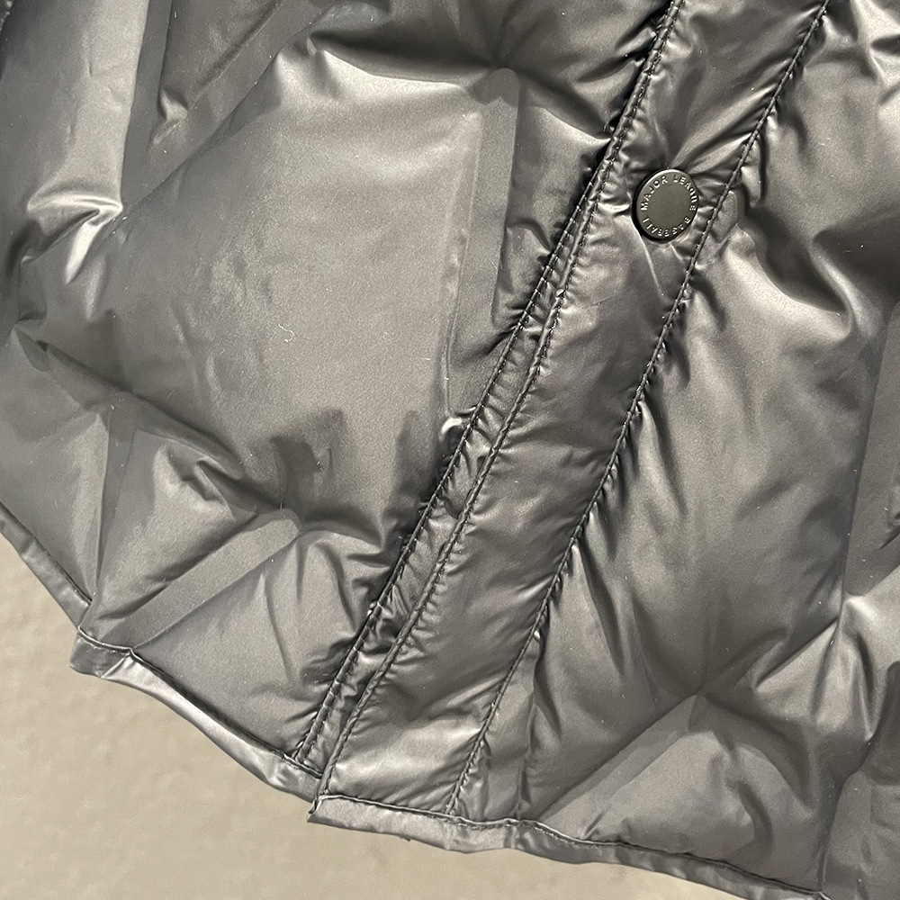 Men's Clothing New Early Winter Small Lapel V Neck Shirt Coat Jacket Leather Label Pure Black Thin Direct Charging Coat Jacket_voghion.com