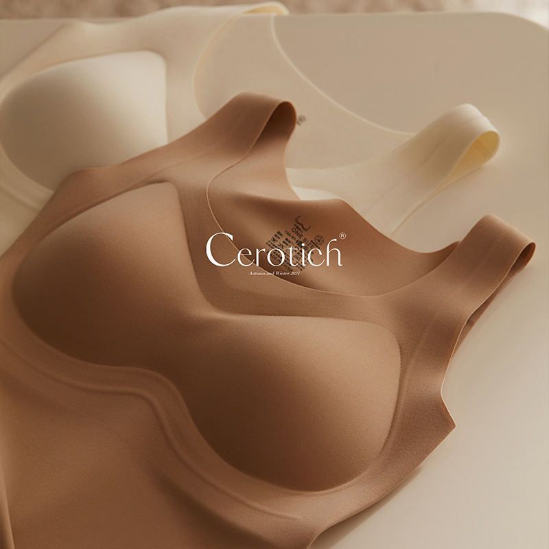 CEROTICH 가벼운 따뜻한 마이크로 샌딩 조끼 여성 가을과 겨울 가슴 패드 민소매 상단과 따뜻한 원활한 젤리 리프트