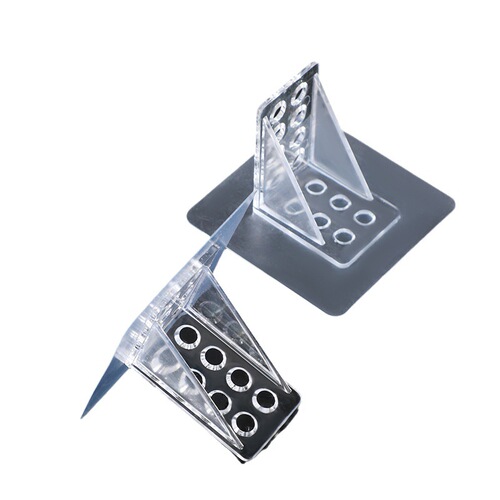 Upgraded large size partition bracket without punching fixer shelf bracket wardrobe partition fixed bracket without nail right angle plate bracket