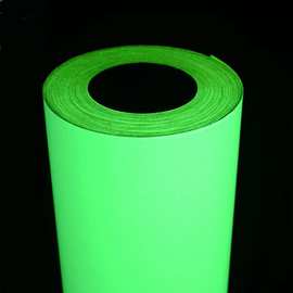厂家直销夜光膜蓄光膜PET刻字膜PVC喷绘膜贴胶带批发反光带背胶
