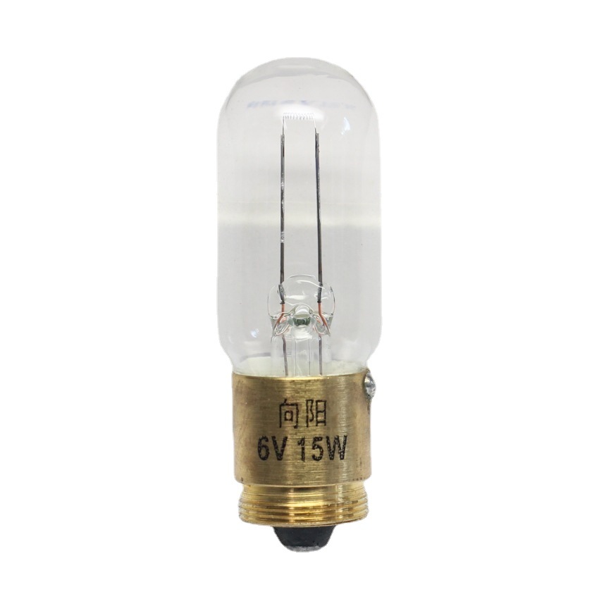 Xiangyang 6V15W Xinxiang Microscope Bulb YQ6-15 E16 Special Screw Base Bulb