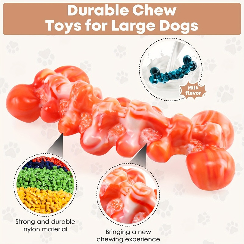 Large Dog Chew Toys: 2 Pack Dog Toys For Aggressive Chewers|undefined