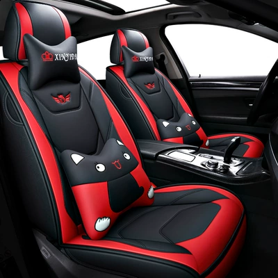 Seat cushion, seat cover — car seat cushion four seasons - sports-red-standard-edition