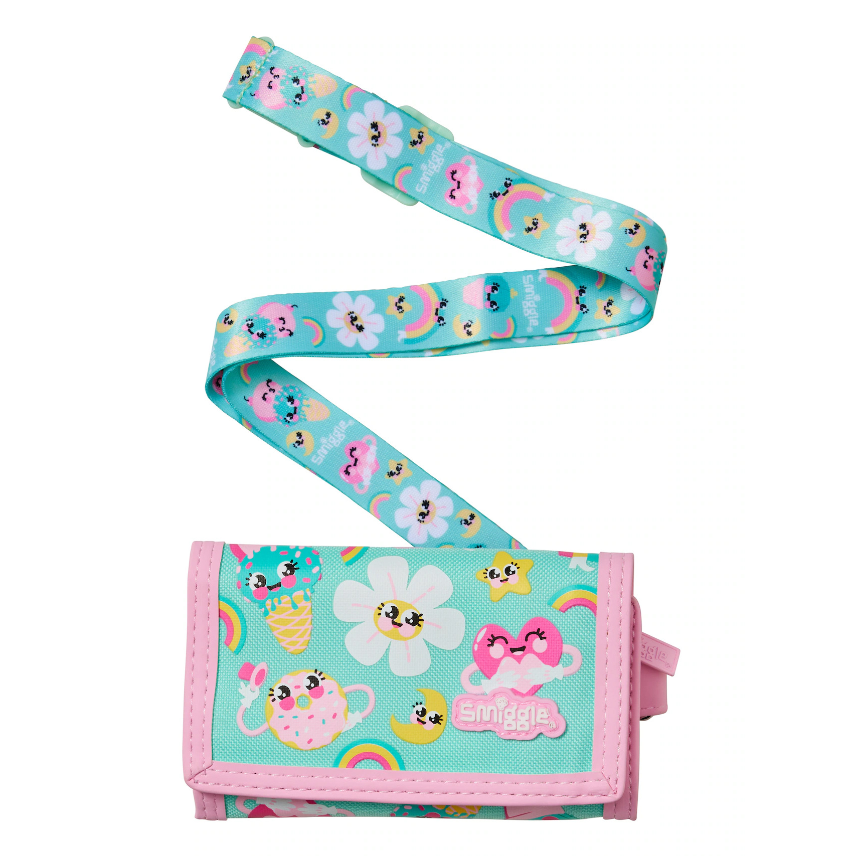 Australia smiggle estudiante titular de la tarjeta de la cartera de los niños plegable macho y hembra bus de dibujos animados titular de la tarjeta de regalo de cumpleaños