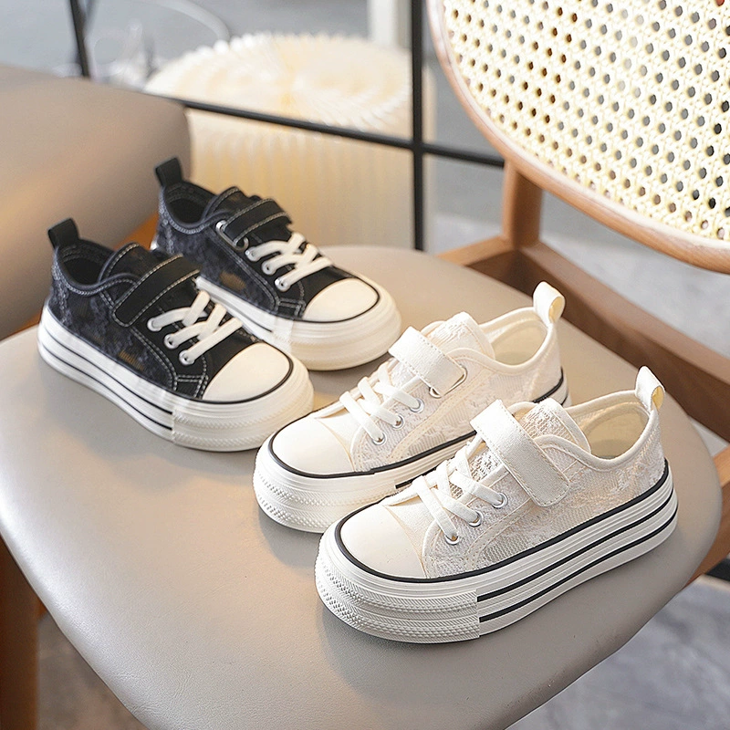 蜡笔小新 Footwear platform, summer breathable children's cloth white shoes