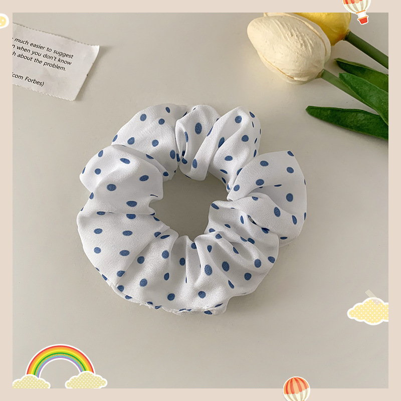 Anillo de cabello de intestino grande coreano para mujeres de alto nivel toallas cuadradas cuerdas de cabello de alta elasticidad y elásticas duraderas flojas flojas