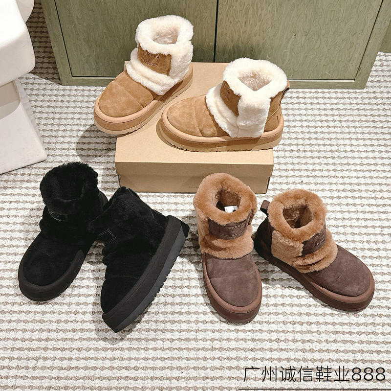 New Autumn and Winter Snow Boots for Women, Waterproof, Dirt-Resistant, Thickened, Warm, Taller, Slimming, Wool Integrated