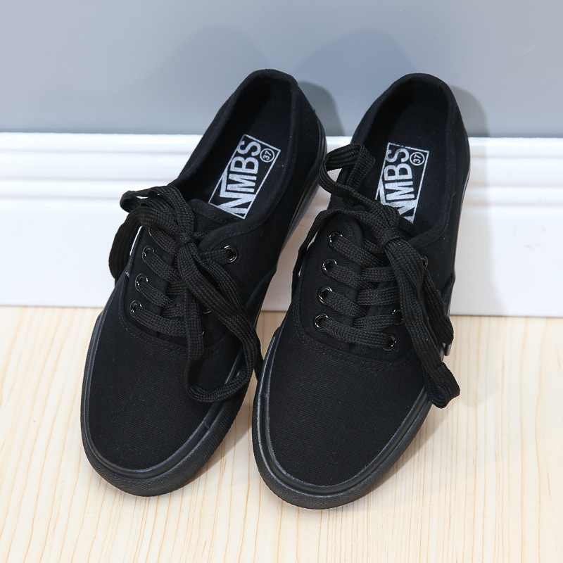 2024 spring new low-top canvas shoes for female students ins Korean style flat all-match low-top fashionable casual skate shoes