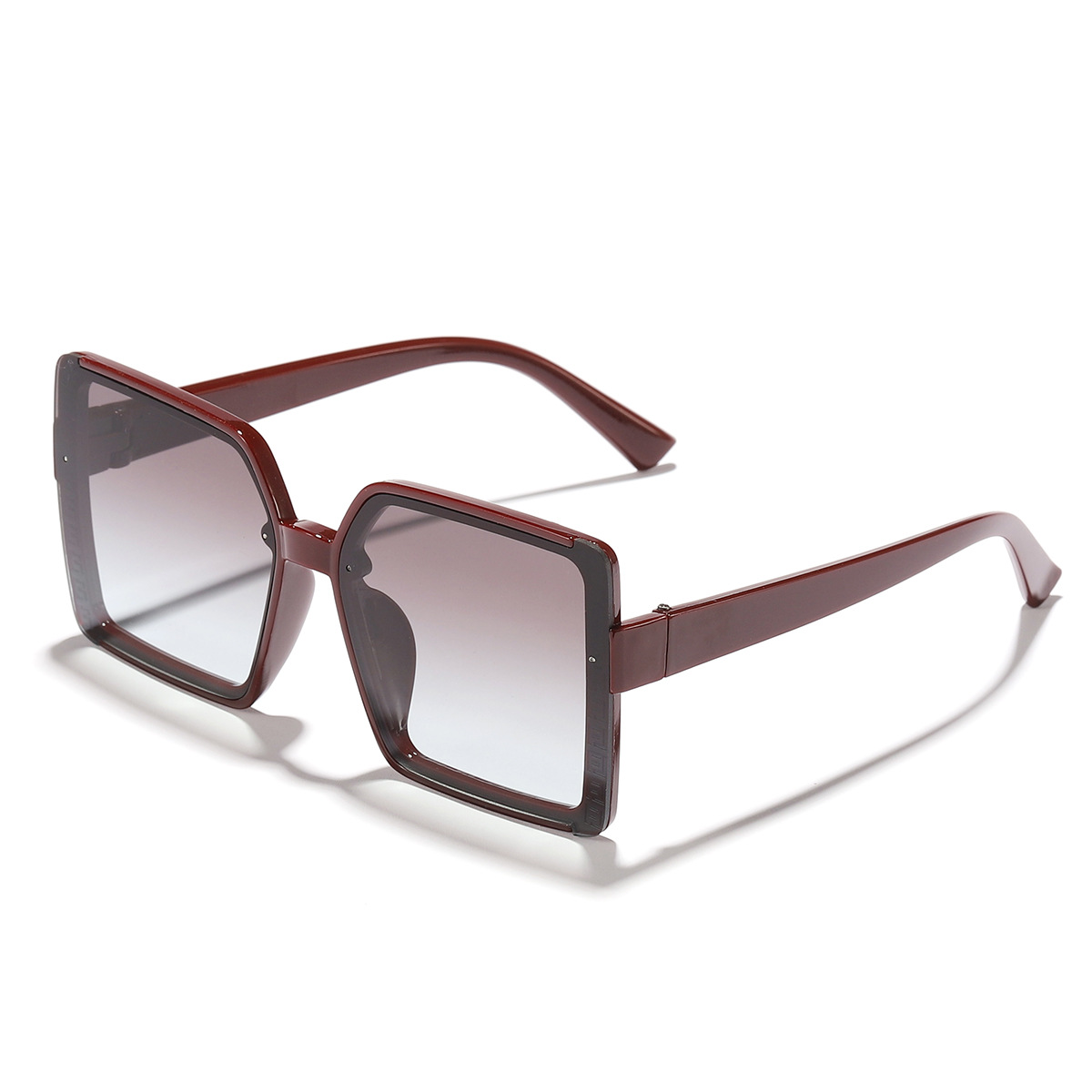 Transfronteriza nueva versión coreana de generoso marco cara pequeñas gafas de sol PC lente moda desgaste esencial gafas de sol