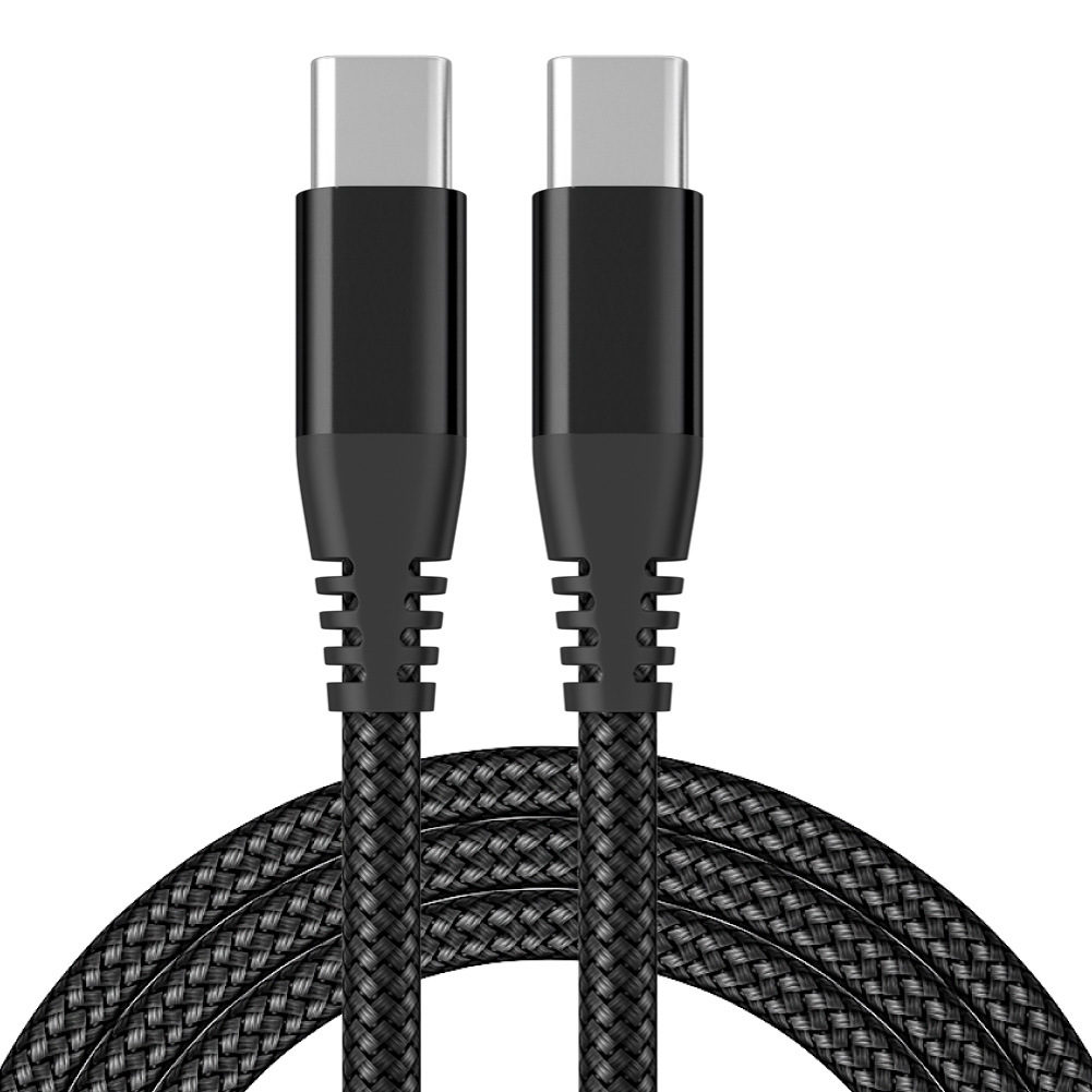 Usb-c Data Cable 60w Fast Charging Braided Nylon Elbow Cable_voghion.com
