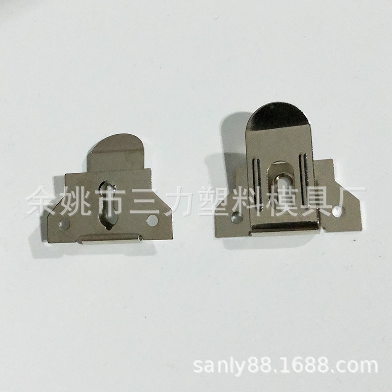 901对讲机便携仪器背扣 挂钩吊扣金属扣卷尺皮带扣可来图冲压模具