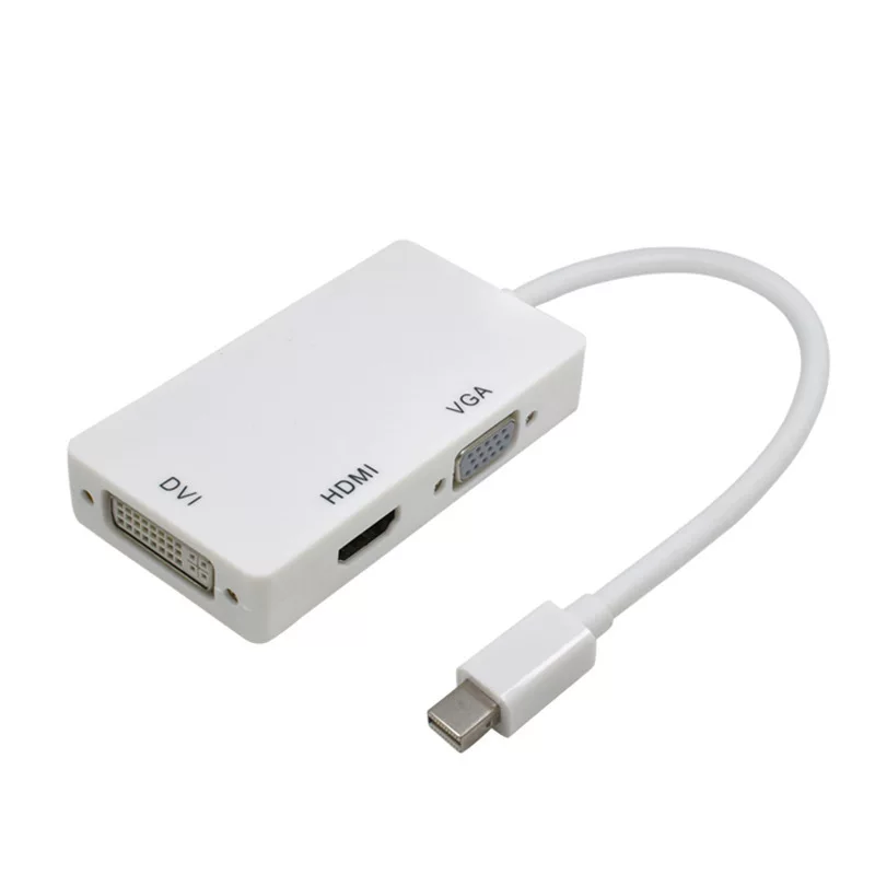 MINI DP к DVI HDMI VGA HD видеокодовая линия конвертации подходящая для ноутбука Apple переключатель