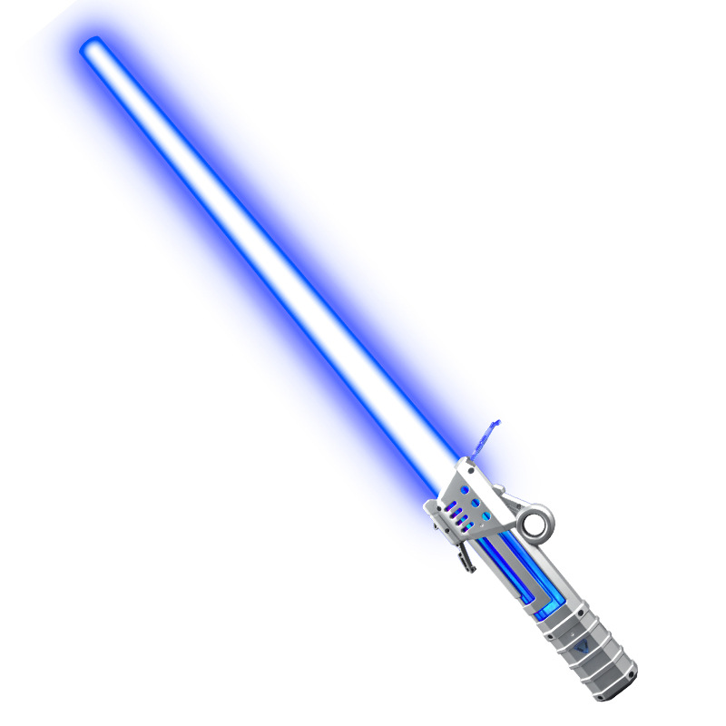 Fábrica personalizada espada luminosa Star Wars espada láser 2 en 1 para niños sables de luz coloridos juguetes retráctiles