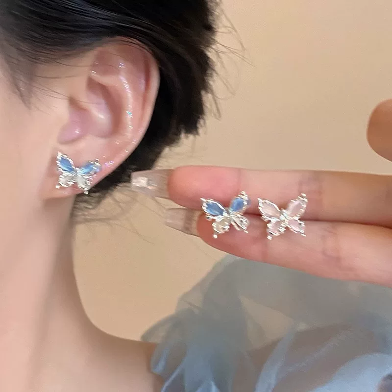 Серьги маленького дизайна, кошачий глаз