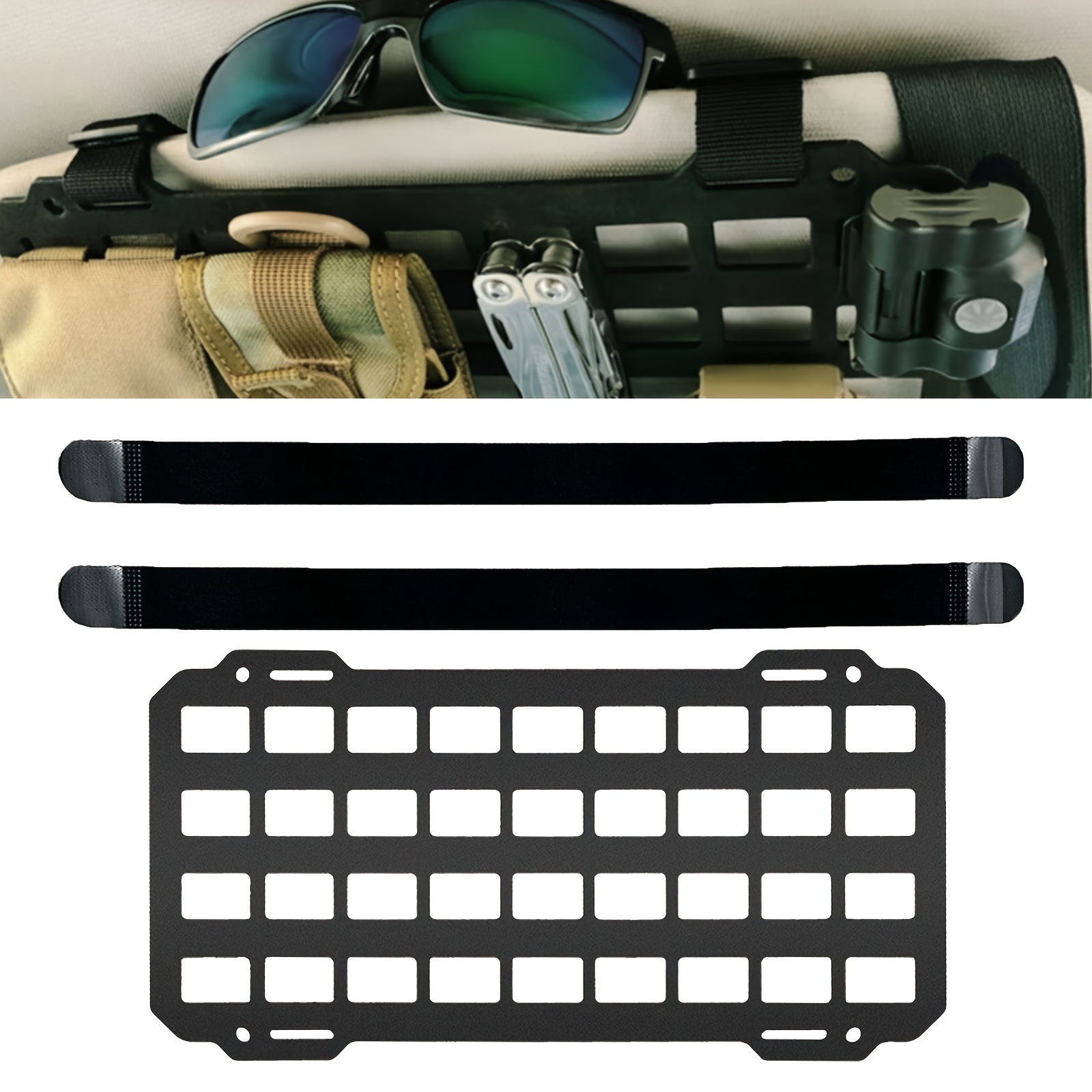 The car accessories with the Molle system with the tactical shading…