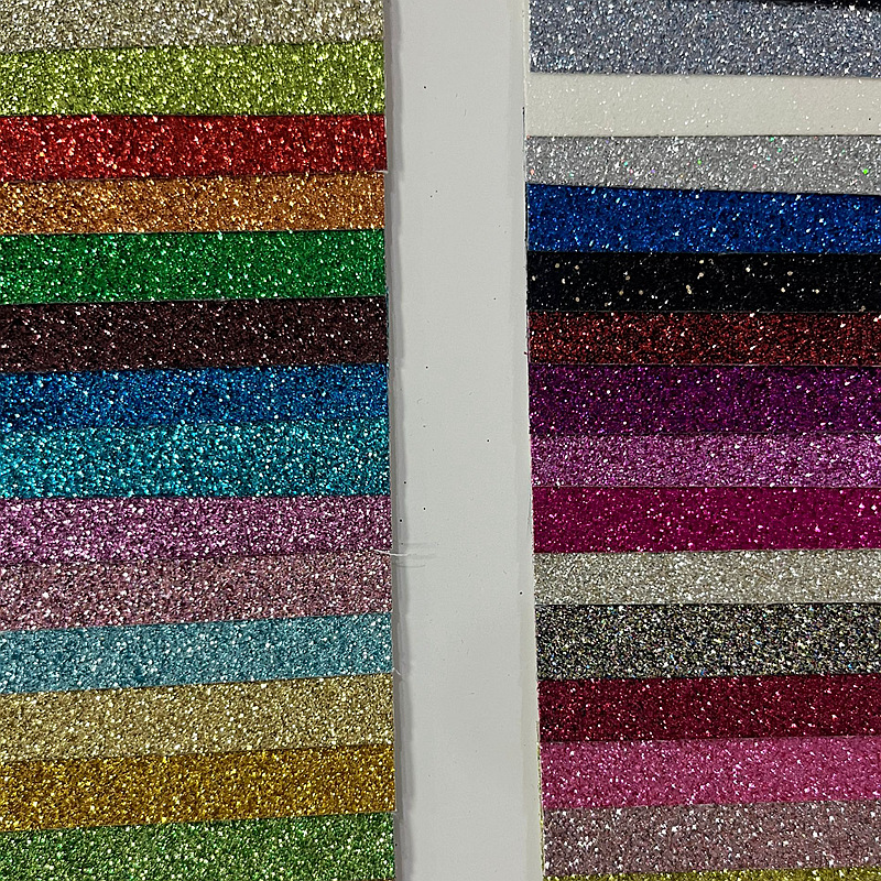 0.6mm闪粉细粉格利特TC布底无弹力化妆包装饰工艺品鞋材钱包现货