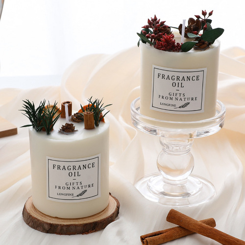 Forest aromatherapy candle wholesale household soy wax Christmas birthday Christmas gift companion gift box set wholesale