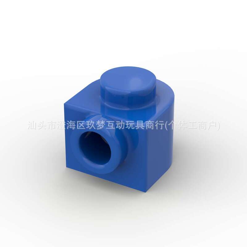 [50g] Compatible with Lego 3386 1X1 Single-Sided Semi-Convex Brick with Hole Moc Building Block Accessories