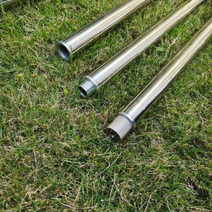Large Stainless Steel Fishing Net Pole, Ultra-Hard Fishing Net Pole for Making Nests, Cutting Grass, Betel Nut Knife, Pine Cone Fruit Picking, Wild Fishing Net Pole Set