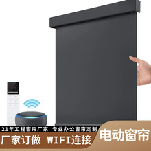 舞蹈室专用WIFI连接智能窗帘 厂家订做防水防霉防紫外线电动窗帘