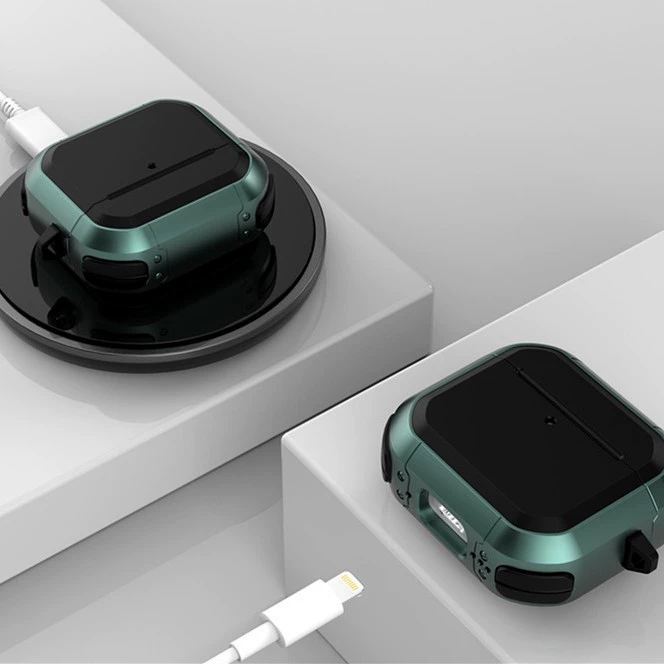 Применимо для Apple airpods 4 беспроводной Bluetooth защитный чехол меха ветер корпус pro2 портативный анти-падение новый трансграничный