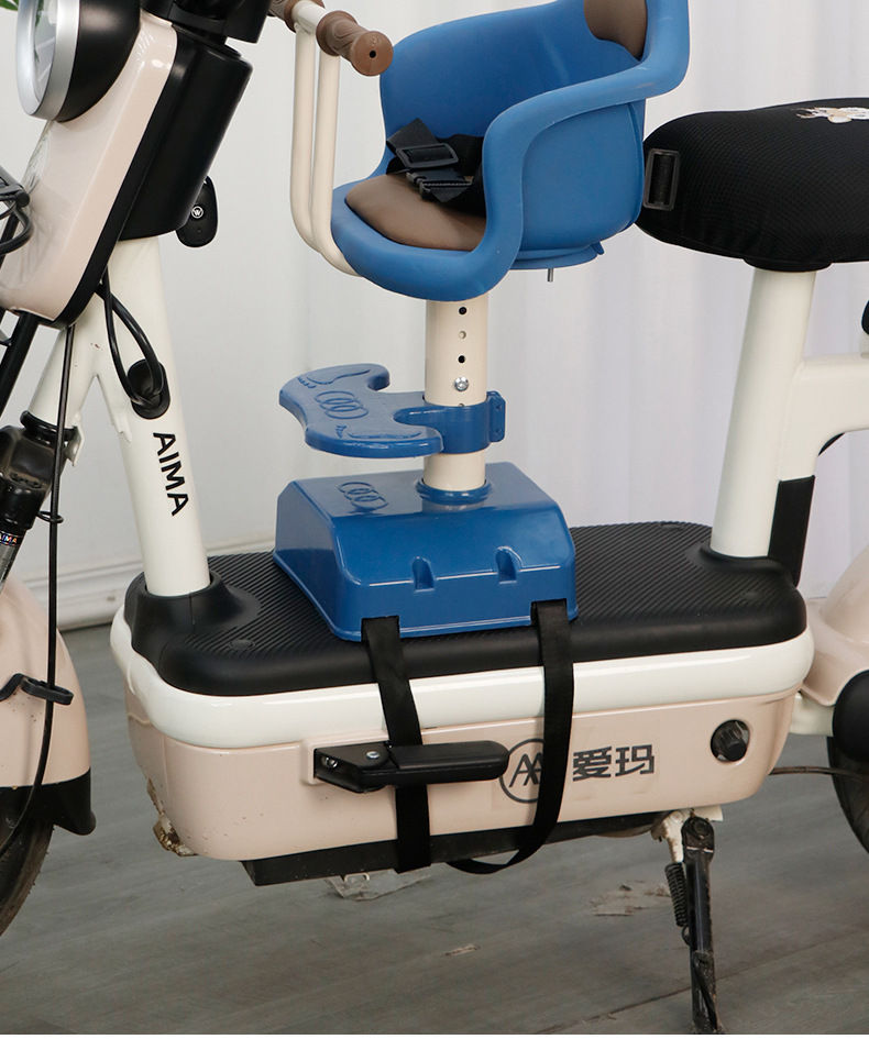 Electric car child seat front child baby baby seat battery car scooter motorcycle safety seat