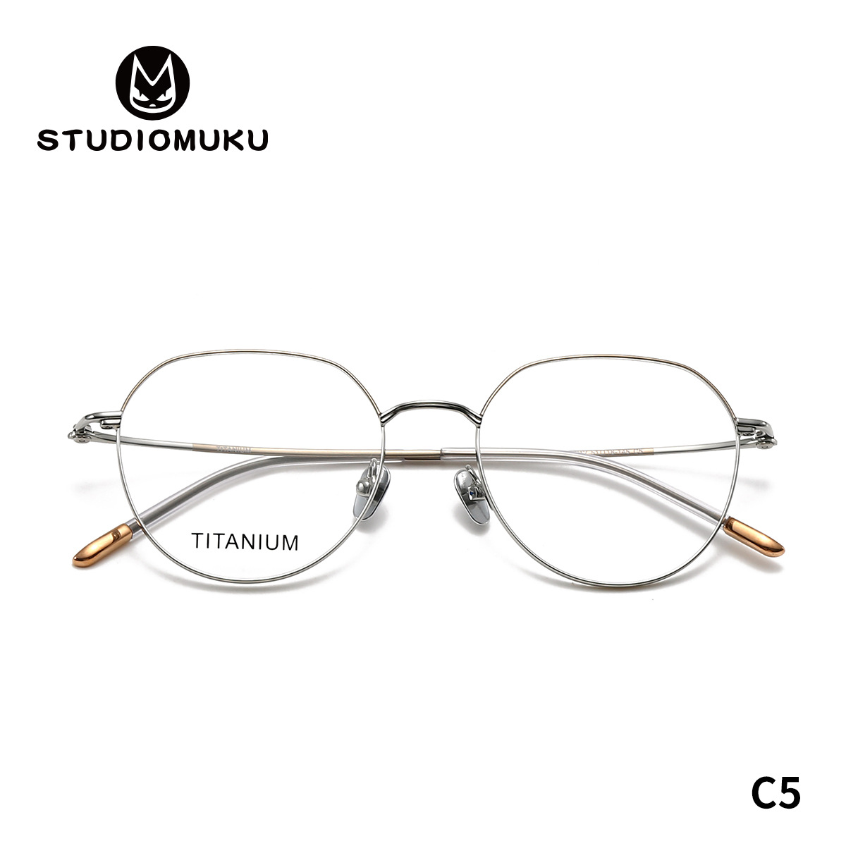 Gafas de madera STUDIOMUKU, tendencia retro, marco de gafas de todo fósforo de moda, marco de gafas de espejo plano con sabor a salsa